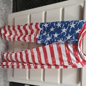 American Flag Print Sweatpants